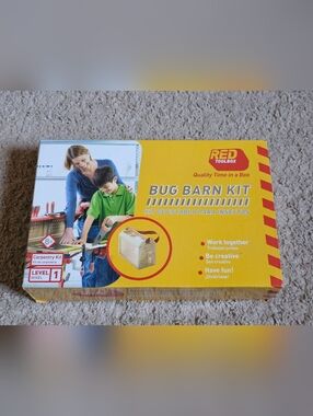 New! Red Toolbox Bug Barn Carpentry Kit - Level 1 Woodworking - Age 8+